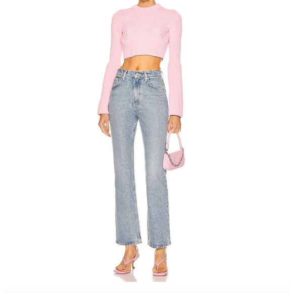 Agolde High Rise Vintage Boot Jeans in Sway Light Wash - Picture 5 of 10